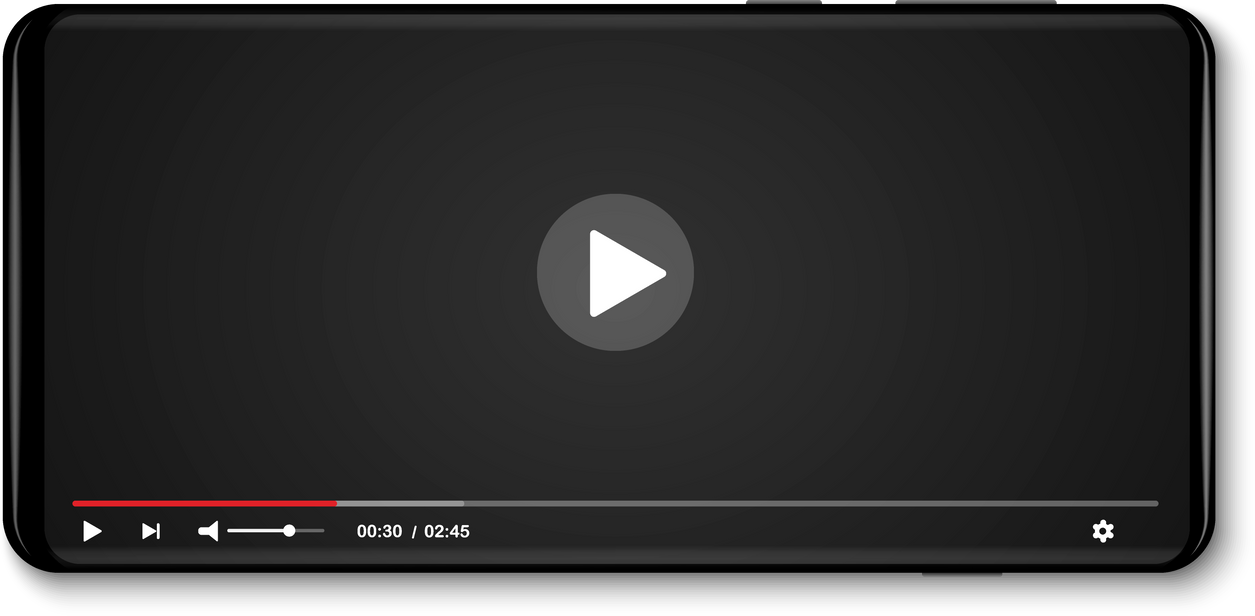 Reproductor de vídeo estilizado